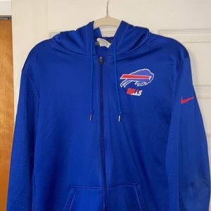 Mens Nike Buffalo Bills therma-fit Zip-up